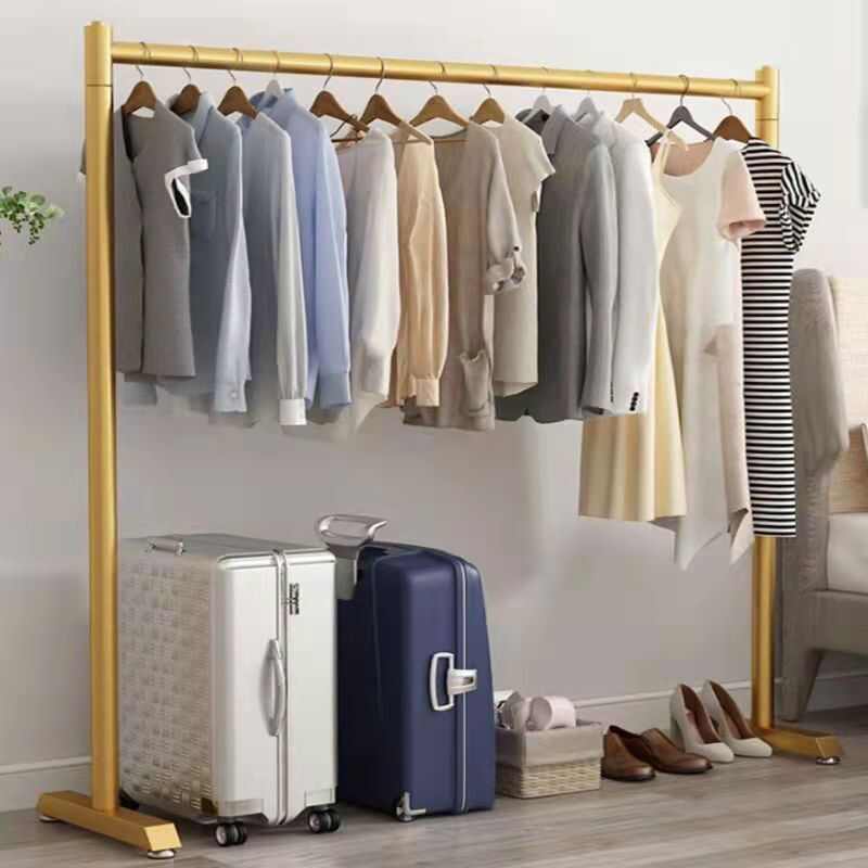 選べる4サイズ×2カラー 大容量 ハンガーラック 洋服掛けスタンド 衣類収納ラック 省スペース設計 組立簡単 パイプハンガー付き シンプル 北欧風 モダン 一人暮らし 新生活 引越し 8,170円