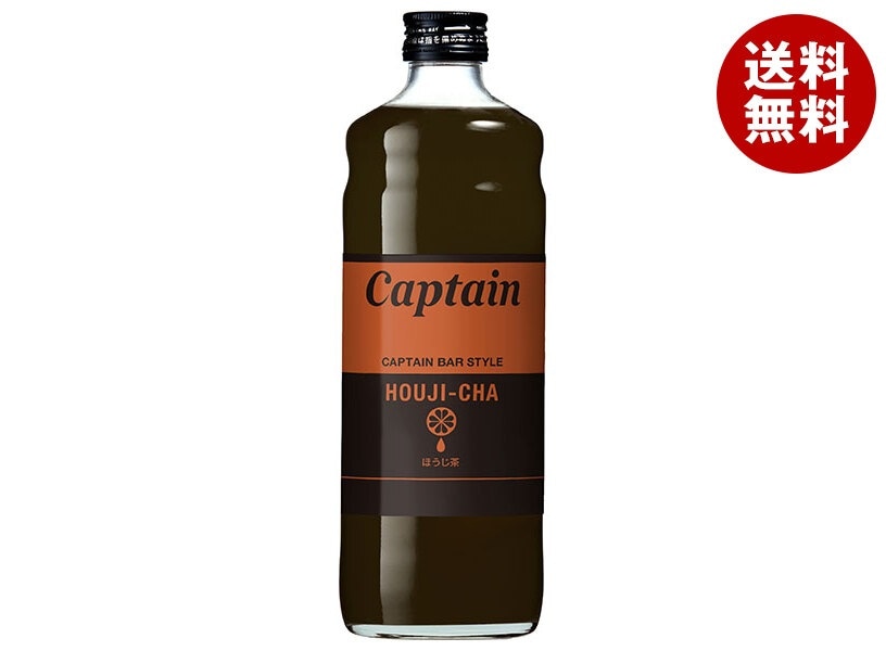 中村商店 キャプテン ほうじ茶 600ml瓶×12本入
