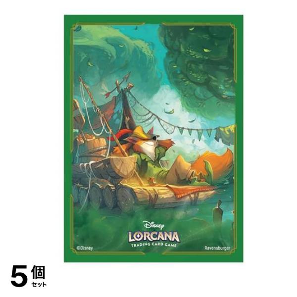 ・ロルカナ・TCG 日本語版 公式カードスリーブ ロビン・フッド 明日の義賊 65枚入 5個セット
