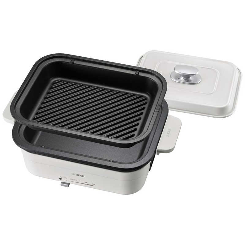 タイガー　TIGER　ホットプレート セラミックホワイト [プレート2枚]　CRL-A201WC 12,038円