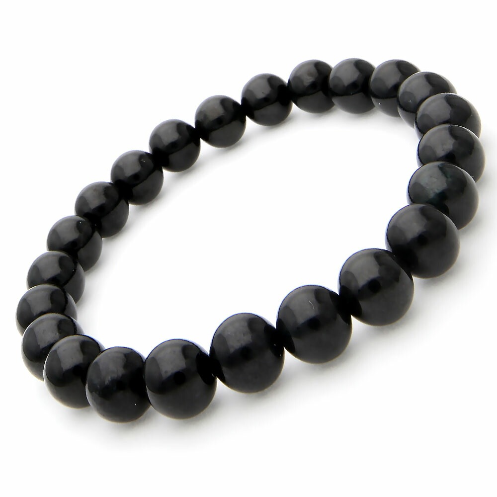ブラックジェイド ブレスレット 8mm 黒翡翠 パワーストーン ブレスレット メンズ レディース 天然石 数珠 アクセサリー メンズブレスレット レディースブレスレット パワーストーンブレスレット 天 5,498円