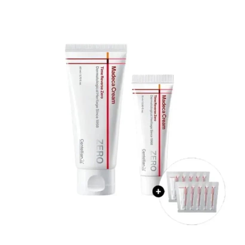 [25SS/New] マデカクリーム タイムリバース ZERO 80ml+15ml #敏感鎮静 #水分弾力