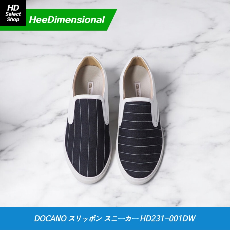DOCANO スリッポン スニーカー HD231-001DW