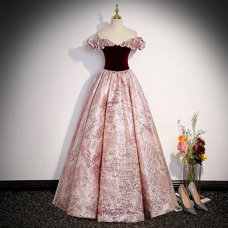 上級センス芸術試験用春新郎新婦用ワンショルダードレスベルカントソロドレス継ぎ接ぎロングスカート