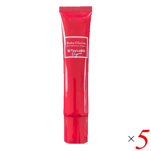 ToyLaBO オーガニック リッチモイスチュアクリーム 40ml 5本セット アイクリーム 幹細胞