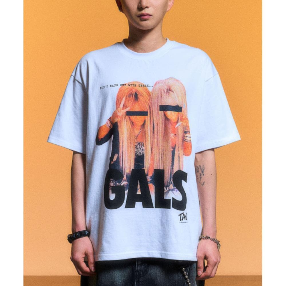 SCHISM INDUCING TAU GALS T SHIRTWHITE TA1TS06WH