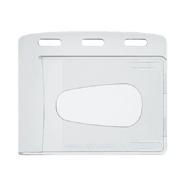 (まとめ) コクヨ ハードケース(凸面形状)(アイドプラス) ID・ICカード用 ヨコ型 ナフ-C290 1セット(10個) (×5セット)