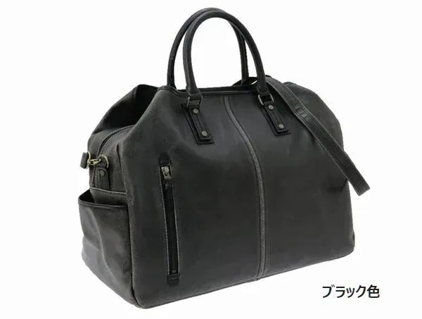 ボストンバッグ メンズバッグ メンズファッション アオリ収納 レトロボストンバッグ 兵庫県豊岡製