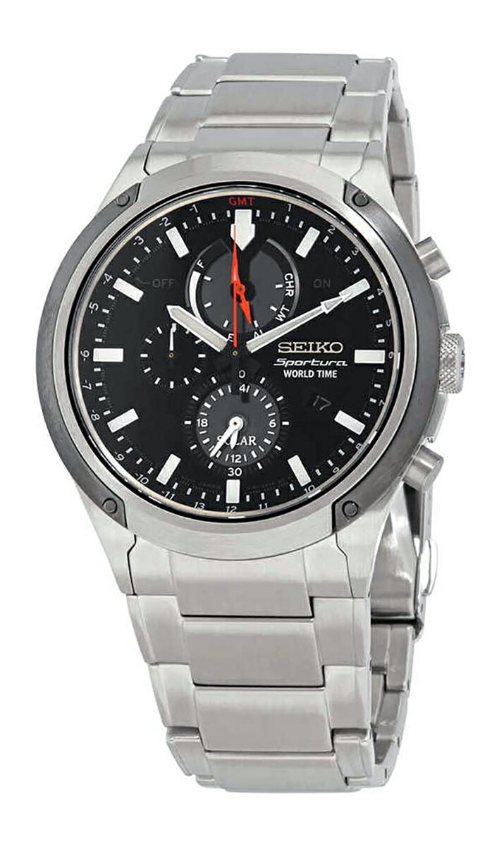 [10年保証] SEIKO SSC479P1 [セイコーインポート] ソーラー アラーム クロノグラフ ワールドタイム 100m防水 [逆輸入モデル]