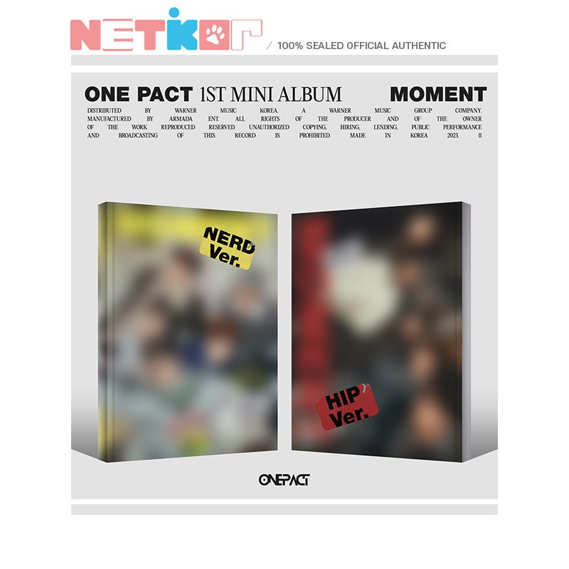 (2種セット) 【ONE PACT】 1st Mini Album 【MOMENT】 韓国チャート反映