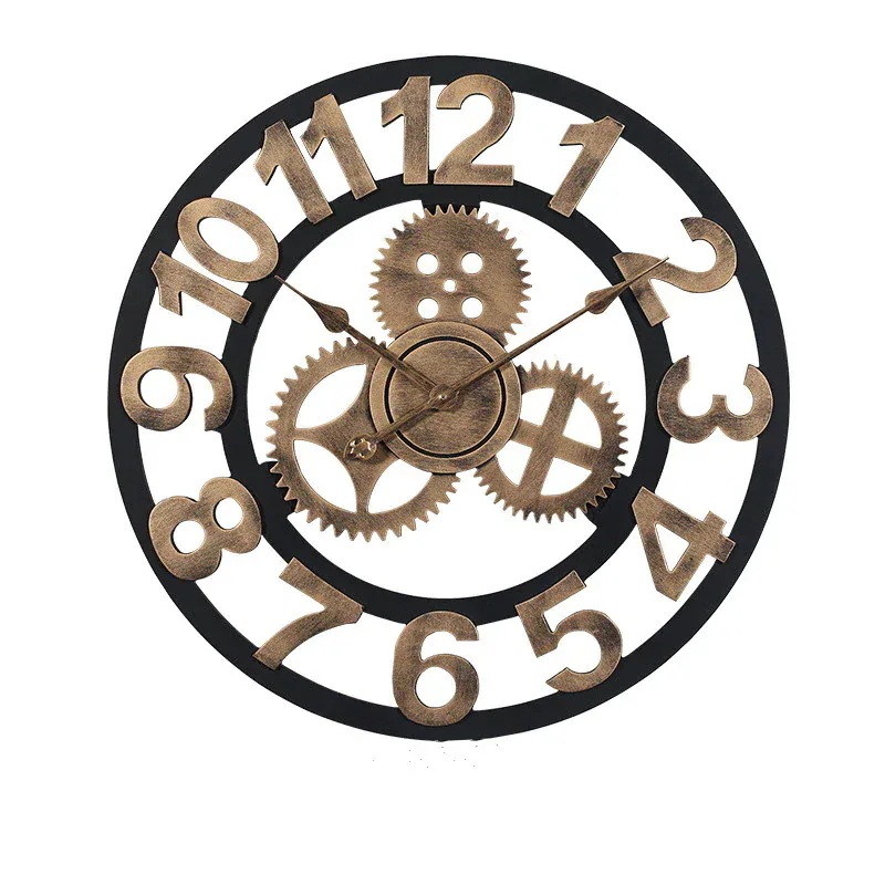 デジタル 時計 おしゃれ アンティーク風 ウォールクロック レトロ 掛け時計 見やすい 壁掛け時計