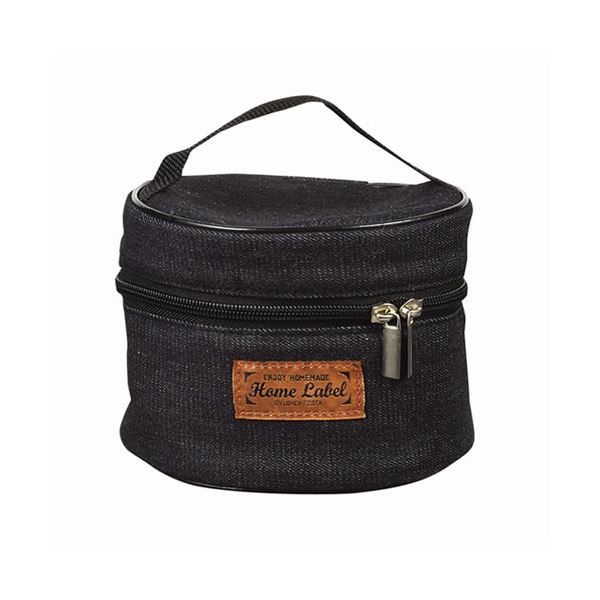 [5セット] パール金属 ホームレーベル どんぶりランチジャー1060用バッグ BKデニム HB-4746X5