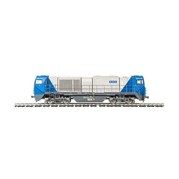Mehano 58902 RBH asymmetrisch - DC Vossloh G2000， Silver & Blue， H0 並行輸入品