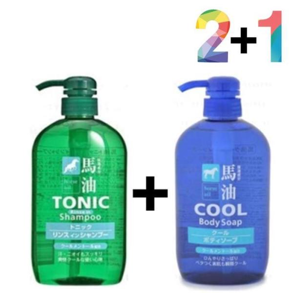 OFJMP486クールシャンプー 香り 髪の中の角質 くすぐったいボディウォッシュ/マユクールシャンプー(緑)2個/サクラフォーム1個