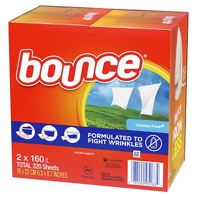 BSW 640枚 バウンス ドライヤーシート 320枚 ×2箱洗濯 柔軟シート