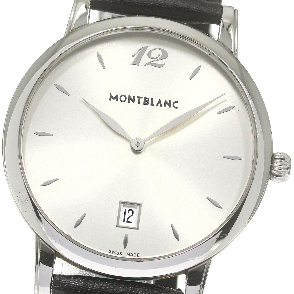 モンブラン MONTBLANC MBL-108770 スター レガシー クラシック デイト クォーツ メンズ 箱・保証書付き_847922【中古】