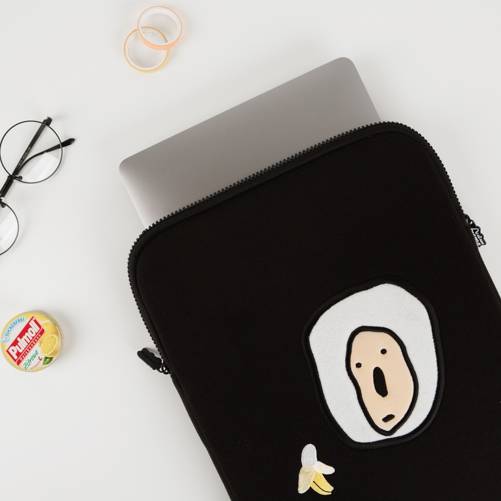 刺繍 iPad ノートパソコンポーチ All my friends