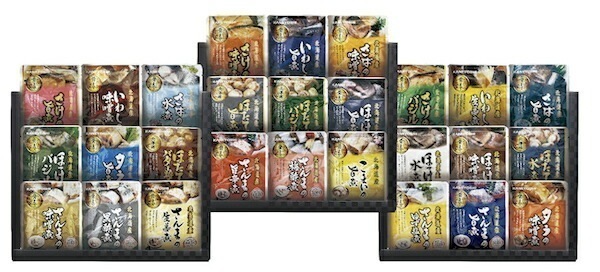 北海道産 おさかな旨煮詰合せ 27種類 3段 HKDF-E27 内祝い お彼岸 お祝い 出産祝い 結婚祝い お供え 供養 満中陰志 香典返し お返し お礼 快気祝い お見舞い 挨拶 法事 敬老の日