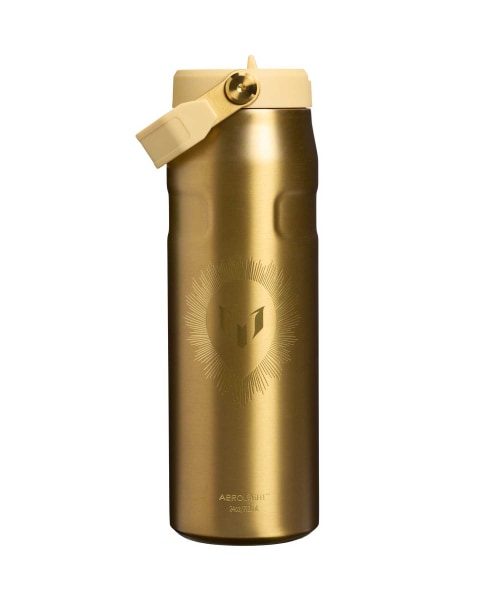 【STANLEY】 MESSI X STANLEY 1913 GOLD ICEFLOW AEROLIGHT FLIP STRAW 2.0 710ml MESSI LEGACY タンブラー 正規品