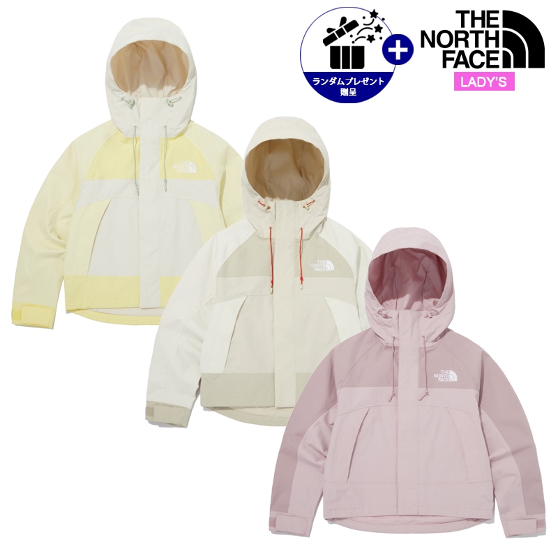 女性 ハイ マウンテン ジャケット NJ2HQ35 レディーズ 日常 デイリー カジュアル アウトドア ジップアップ ルーズフィット ゆったり フード付き 裏地あり