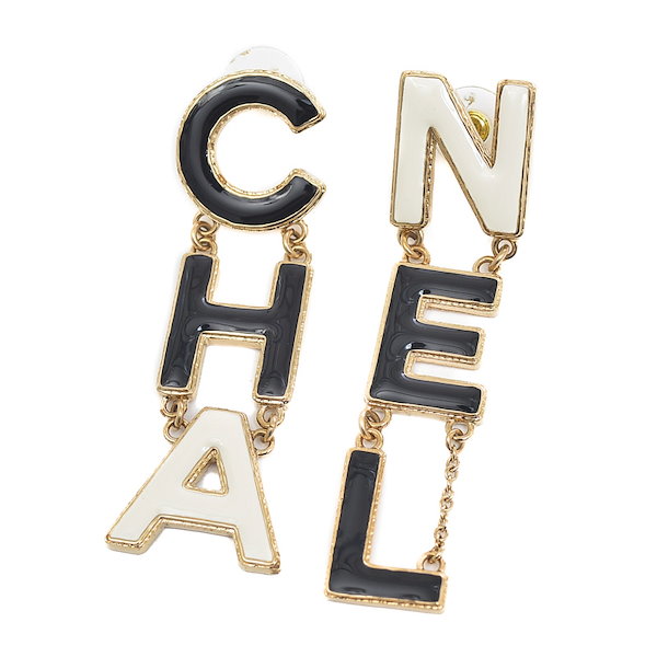 Qoo10] CHANEL シャネル CHANELロゴ ピアス ゴー