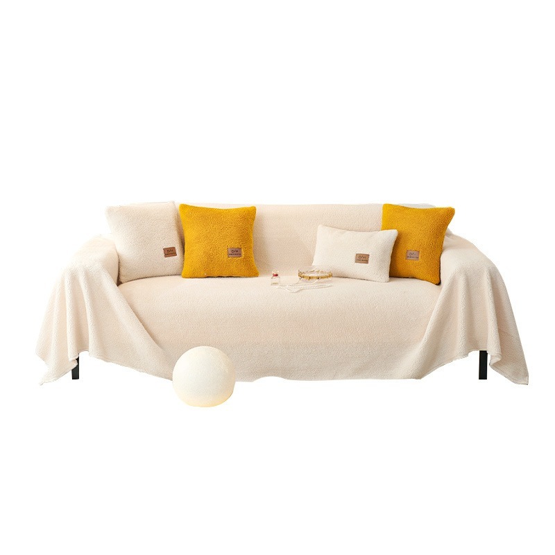 羊ウール冬厚手のソファカバー布ハイエンドカバーソファカバーオールインクルーシブユニバーサル滑り止めクッションブランケット