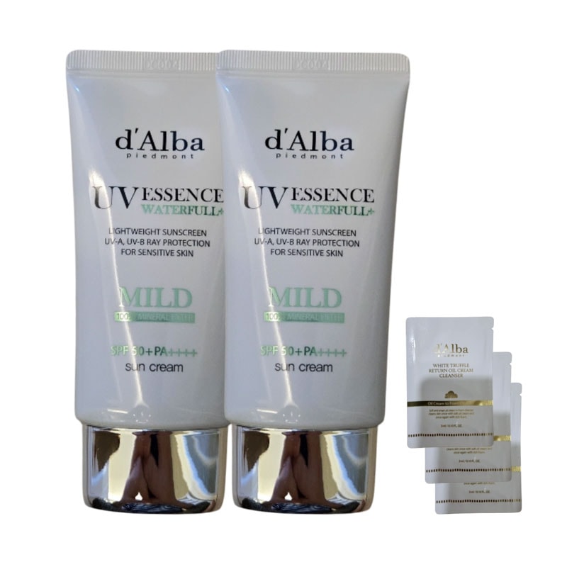 ビーガンウォータープールマイルドサンクリームSPF 50+ PA++++ 50ml +弱酸性ゲルクレンザー9mlセット2個