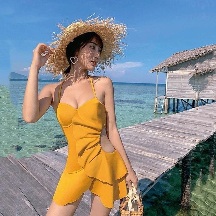 安い割引 水着 レディース ワンピース水着 体型カバー 海 プール 川 可愛い オシャレ 温泉 水泳 ワンピース水着 Size L Flaviogimenis Com Br