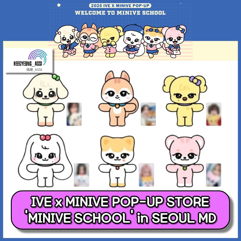 IVE – IVE x MINIVE POP-UP STORE 'MINIVE SCHOOL' in SEOUL