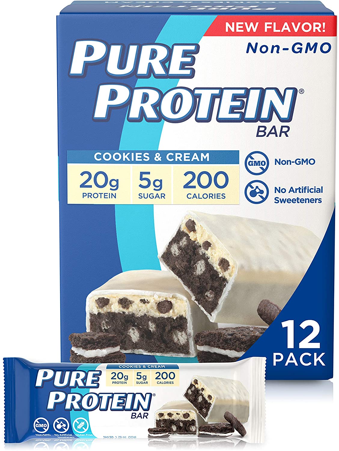 [アメリカ無料直送][検証された効果] [満足度上位製品] 純粋タンパク質バー高タンパク質エネル