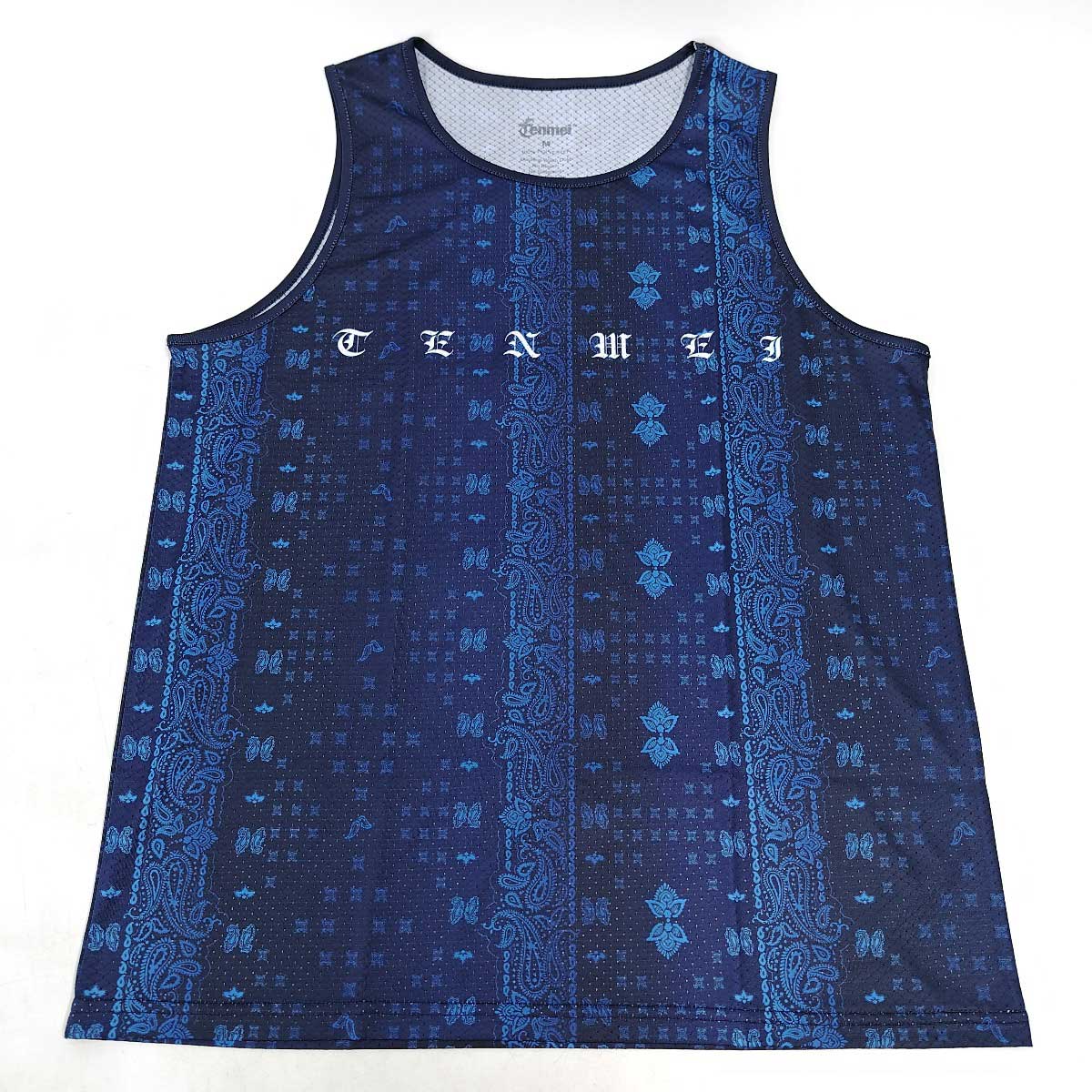 【中古・未使用品】Tenmei Original Paisley Rash Guard Short Sleeve ラッシュガード L メンズ 格闘技 セール