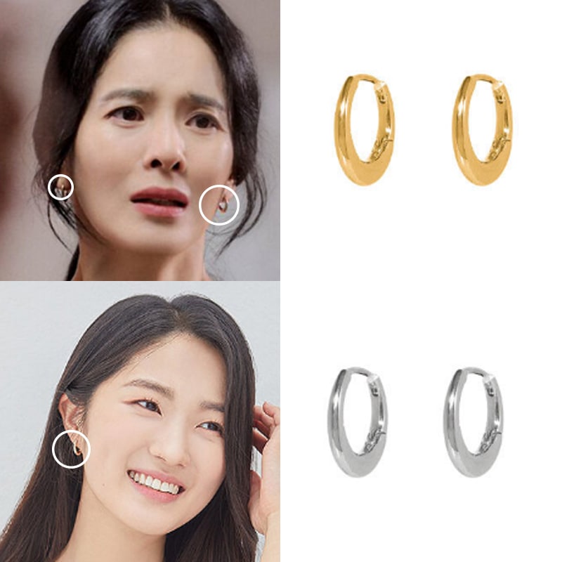 [OH MY GIRLヒョジョン キムヘユンチョンヘヨン着用] ファッションピアス 韓国の女性アイドルアクセサリー