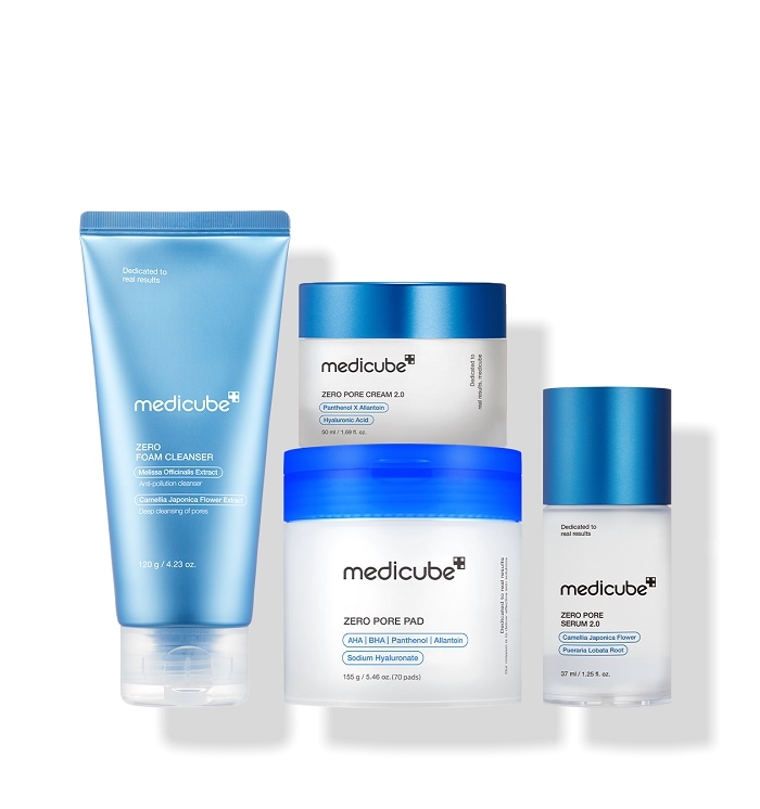 ゼロ 毛穴 スペシャル セット （トナーパッド／セラム／クリーム／クレンザー）× 1箱