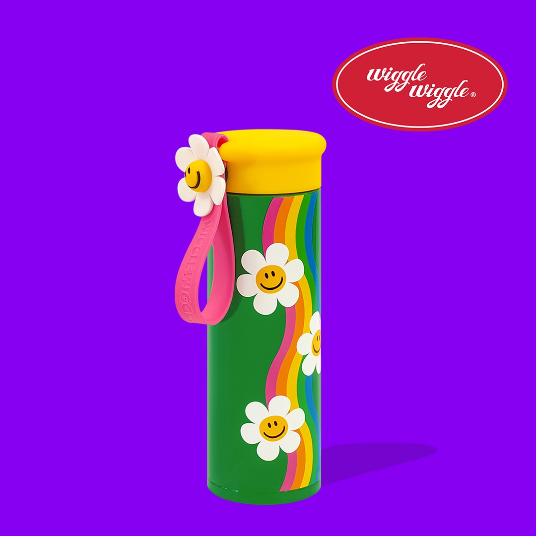 wiggle wiggle ストラップタンブラー (Smile We Love) #ストレーナー付き #コンパクト #シリコンストラップ付き #シリコンパッド付き