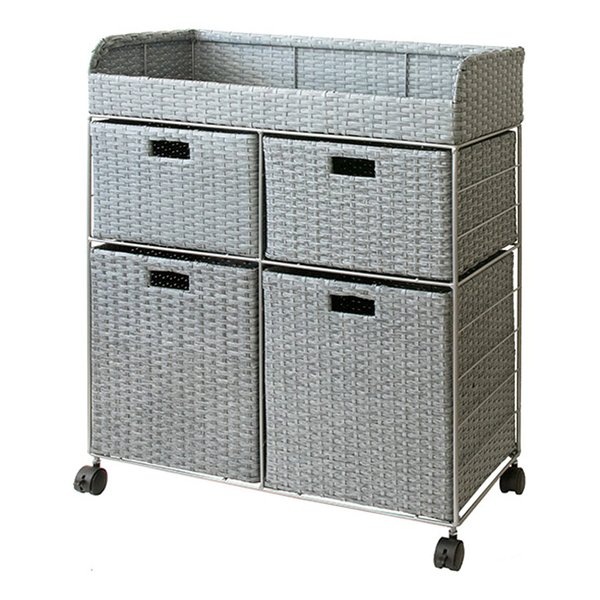 ランドリーラック Diario（ディアリオ） ランドリーボックス/洗濯かご/BL RB-688 BL