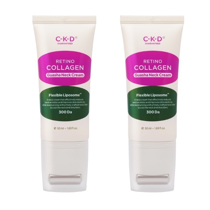 CKD レチノコラーゲン 低分子300 かっさ 首シワ 集中ローラー クリーム 本品 50ml 2本セット 5,447円