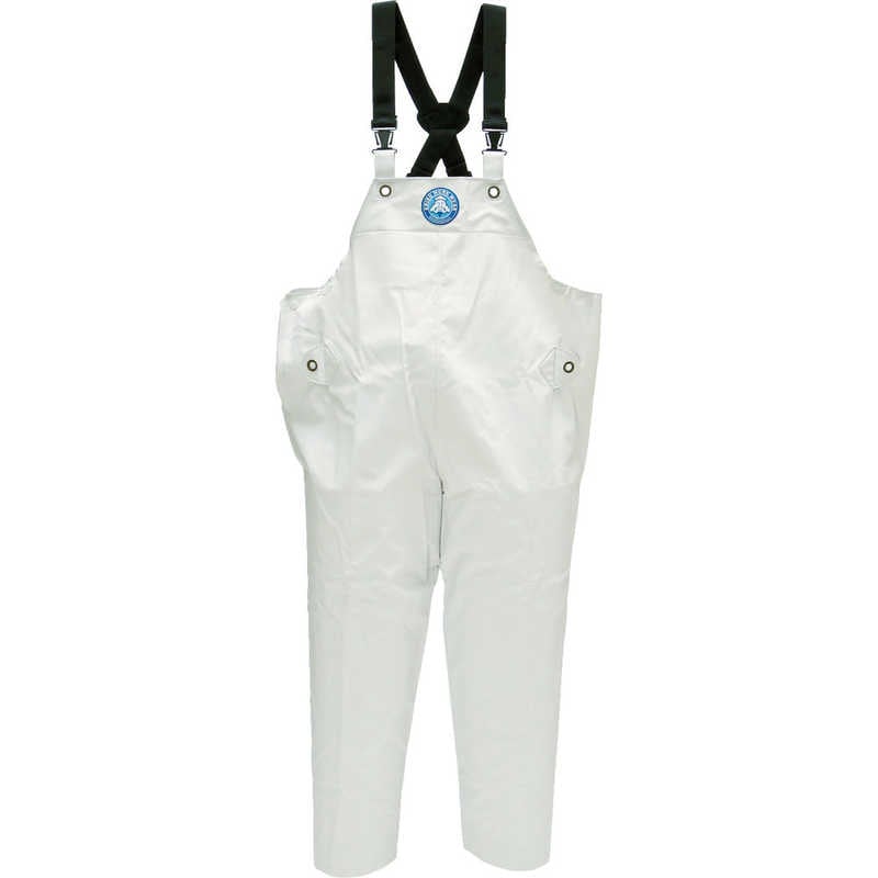 阪神素地　ハンシン RA-97 サロペット ホワイト 4L　RA-97WH-4L