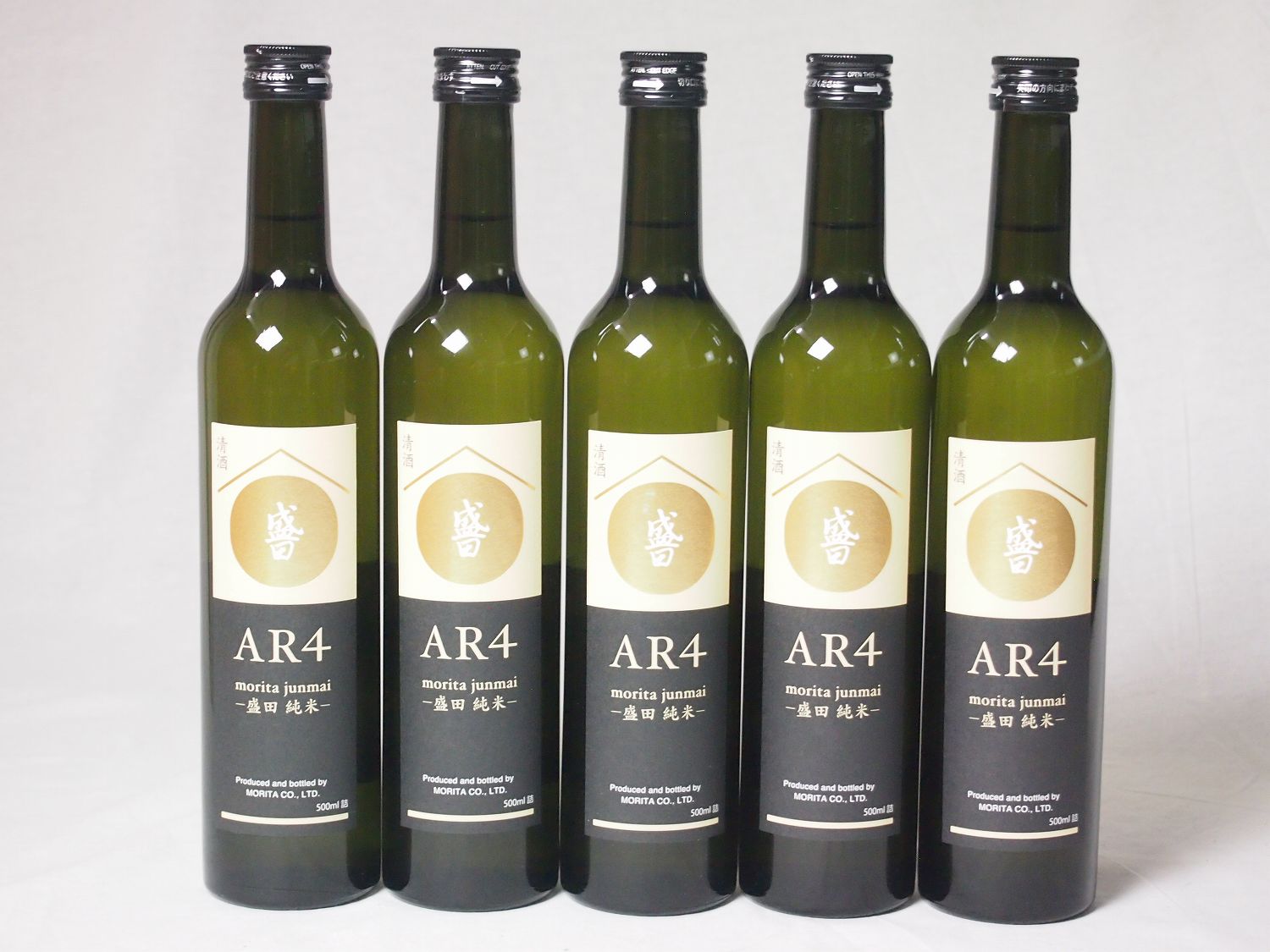 チョコレートやクリームソースのパスタにも合う日本酒純米酒 ＡＲ4 盛田純米 500ml5本