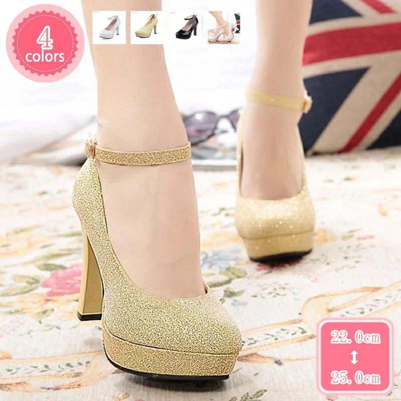 500円OFFクーポン パンプス 痛くない ハイヒール 太ヒール 厚底 通勤用 パンプス ハイヒール ラウンドトゥ ヒール10cm 美脚パンプス 定番 フォーマル 結婚式 成人式 オフィス 大きいサ