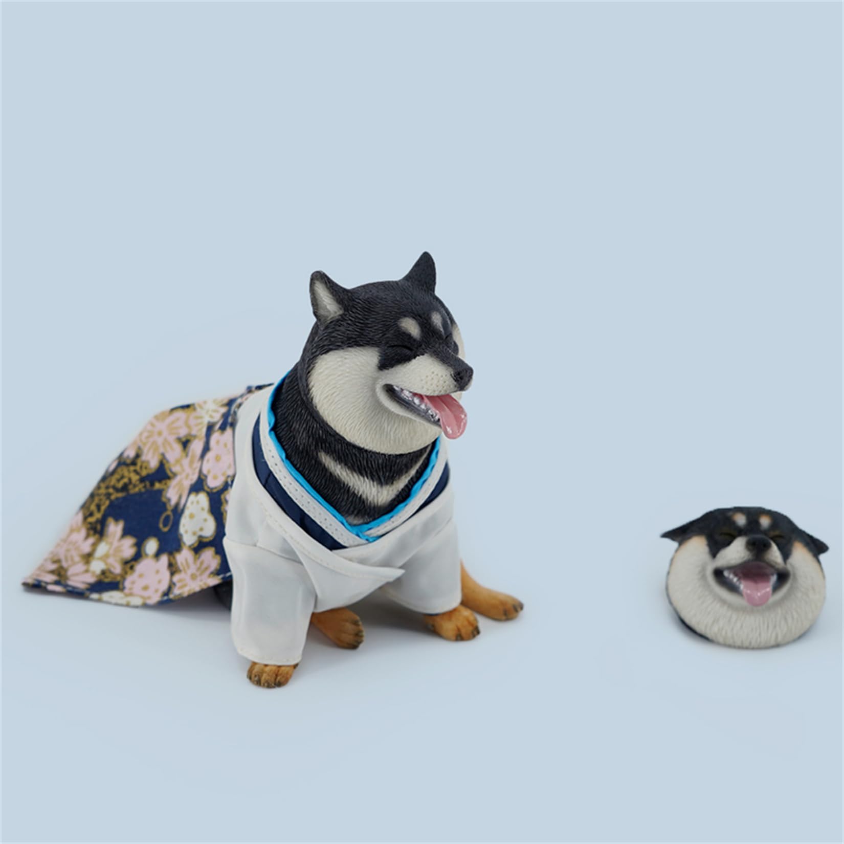 JXK 1/6 サイズ 柴犬 フィギュア 和風 浴衣 8.5CM級 頭交換でき 犬 樹脂 可愛い リアル 完成品 動物 プラモデル おもちゃ 模型 犬好き 置物 5,963円