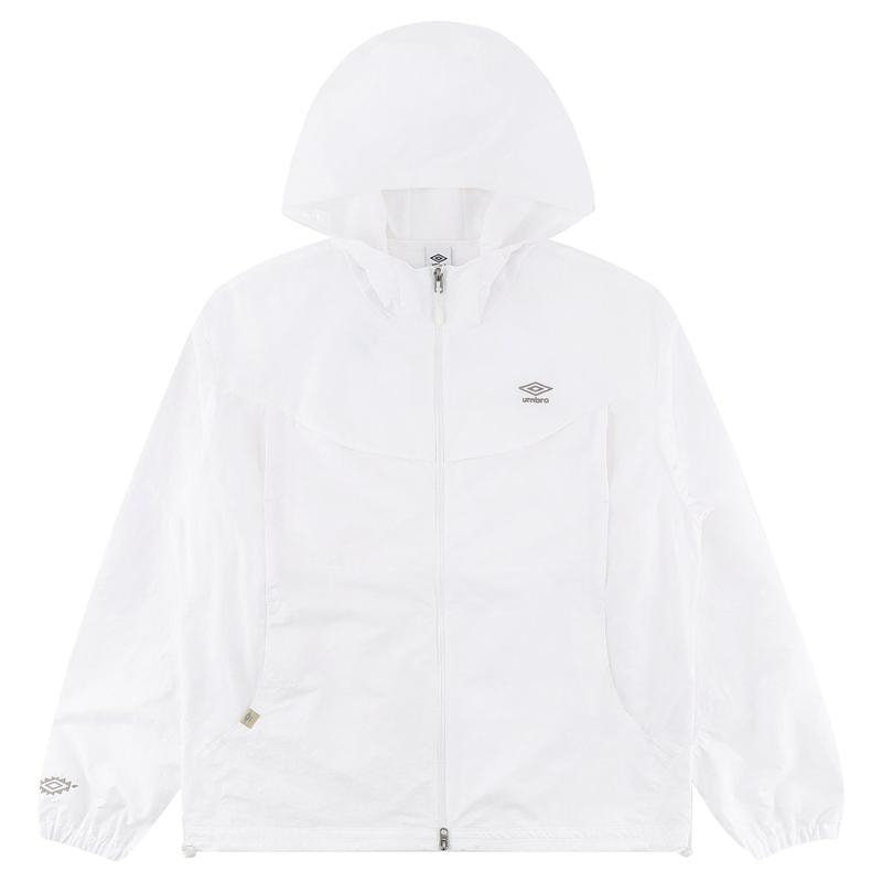 ハイウェイベンチルフードウインドブレーカージャケットUR223CJK41WHT