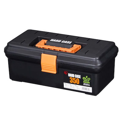 他サイト： 工具箱 ハードケース 350 エコブラック【幅約35×奥行約19×高さ約14cm】の商品画像