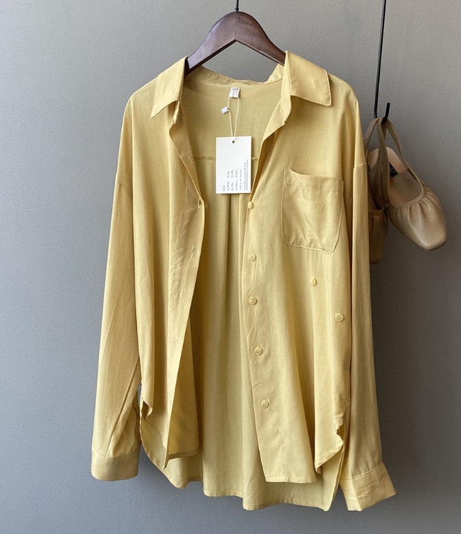 トップス デート モテアイテム シャツ ブラウス 長袖 透け感 シースルー 薄手 コットン 可愛い きれいめ 上品 おしゃれ かっこいい 可愛い ラブリー キュート ガーリー クール モード系