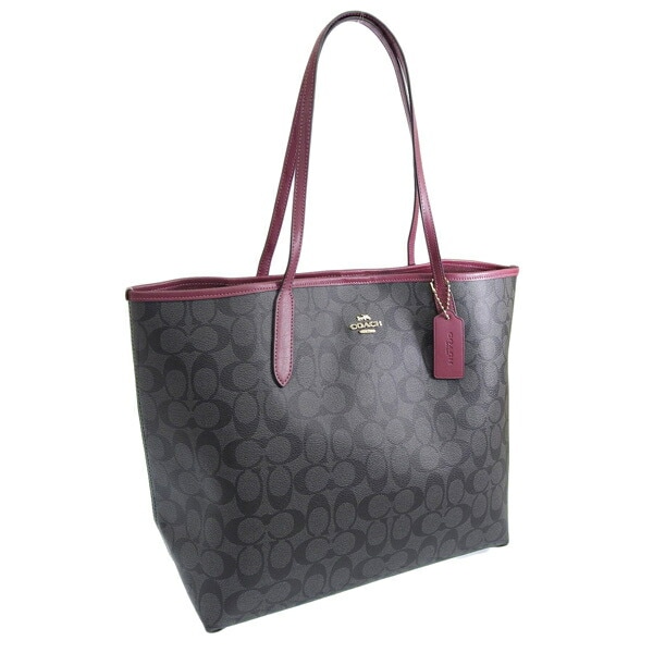 コーチ バッグ レディース トートバッグ アウトレット チャコールレッド SIG CITY TOTE 5696IMV7V COACH