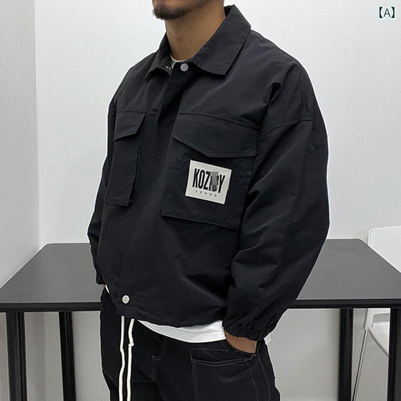 メンズ ワイド オーバー サイズ ワークカジュアル 大めサイズ ショート ジャケット 7,928円