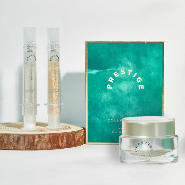 ブリブリ プレステージ コラーゲン エージ 2種 セット (アンプル 20ml x 2ea + クリーム 50ml)