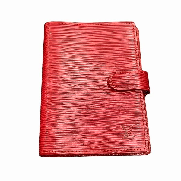 ルイヴィトン　アジェンダPM　手帳カバー　赤　R20057　18697910 ルイ ヴィトン LOUIS VUITTON エピ アジェンダ PM 手帳 カバー