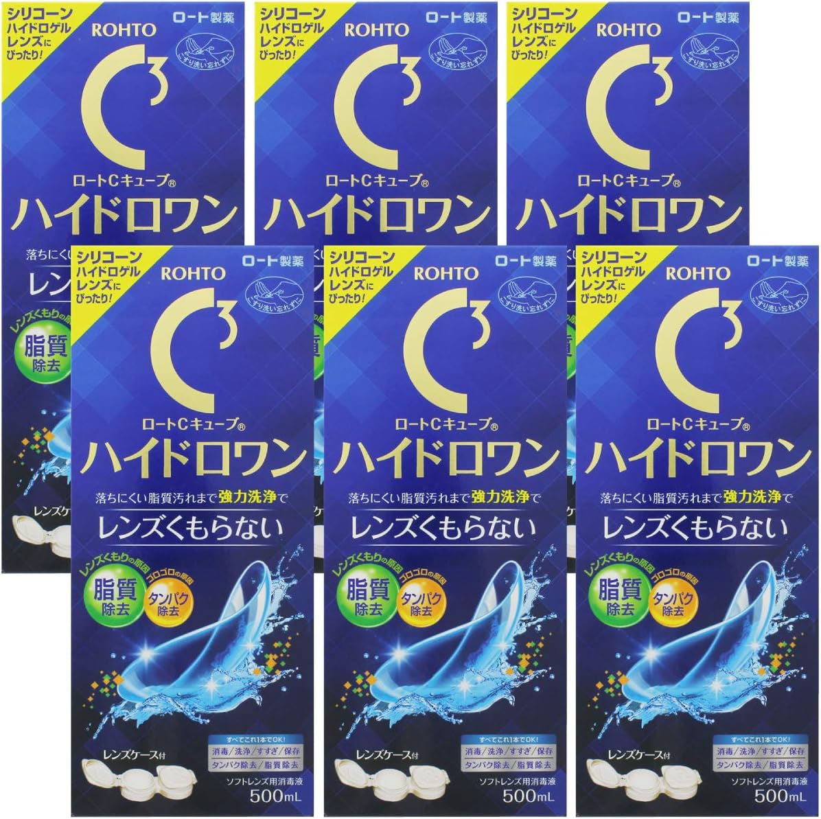ロートCキューブ ハイドロワン 500ml × 6本
