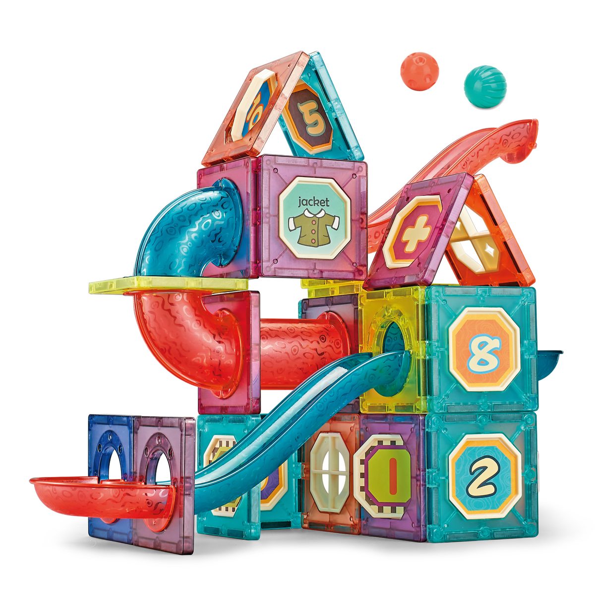 マグネットブロック 磁石おもちゃ 72ピース 誕生日プレゼント 子供 おもちゃ 3歳 4歳 5歳 6歳 7歳 知育玩具 男の子 女の子 小学生 クリスマスプレゼント 子ども