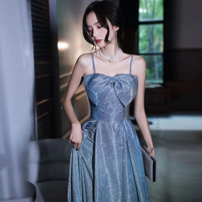 イブニングドレス2023新型高級感ワンピース大人気激安!!!演奏会/ロングドレス韓国ファッション/入学式 ドレス